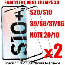 FILM PROTECTION ECRAN VERRE TREMPE SAMSUNG S22 S21 S20 S10 S9 8 Note 20 total 3D