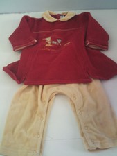 Robe manche longue & pantalon 12 mois Sucre D'orge