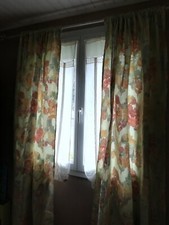 Paire de double rideaux Jacquard français 2,30 m X 1,30 m chacun