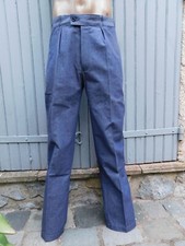 MARINE NATIONALE PANTALON BLEU DE CHAUFFE 84M NAVY WORKING TROUSERS JAPAN MODE 