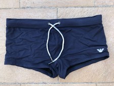 Boxer de bain maillot de bain sexy lycra Emporio Armani bleu taille S