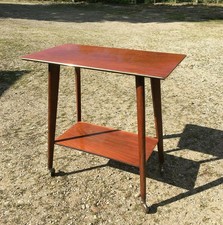 Table BJ roulante en bois de placage de bois et démontable