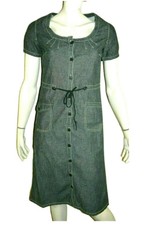 ? Solola  Taille 36 ? Superbe robe manches courtes en jeans jean denim