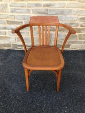 Ancien fauteuil de bureau en bois stella