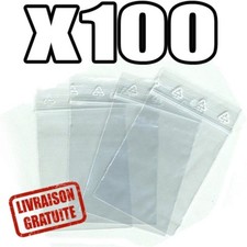 Sachets pochettes ZIP Transparent 50 microns plusieurs formats