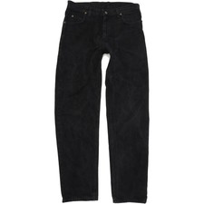 Lee   Homme Noir Straight Regular  Jeans W34 L34 (76680)