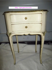 ANCIEN CHEVET EN BOIS PEINT ET DORÉ DE STYLE VENITIEN-FORME FLAGEOLET-N°1