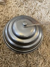 Couleur Argent Cendrier avec couvercle/bijou Pot-Plat