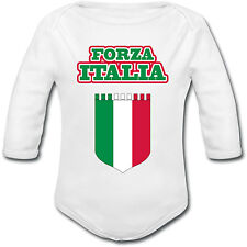 Body Bébé Football Italie Forza Italia - Cadeau de naissance garçon fille