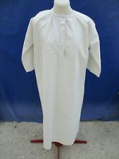 Chemise ancienne N°156 de femme grand mère en  lin nuit robe très bon état