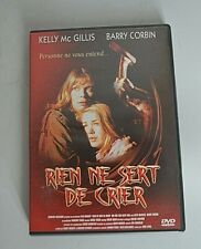 DVD FILM RIEN NE SERT DE CRIER