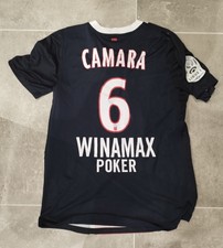 MAILLOT PORTE PSG PAR ZOUMANA CAMARA SAISON 2011/12 LIGUE 1 PARIS SAINT GERMAIN