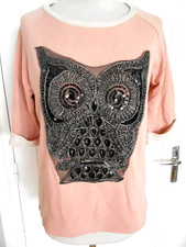 HAUT LA REDOUTE MOTIF DEVANT PERLEES TAILLE 36 TBE