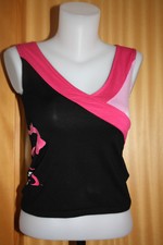 AIRNESS HAUT teeshirt top sport détente noir rose fushia femme 36-34-XS-S