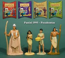 Panini 1995, série complète 12 figurines Pocahontas PVC de 5 à 10 cm + 4 boîtes