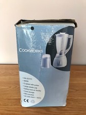Cookworks vitesse variable avec Pulse Jug Blender 1.5 l 400 W-Blanc