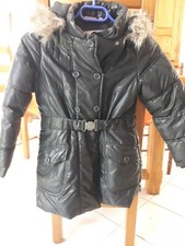 MANTEAU noir FILLE 8 ANS NKY