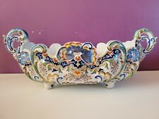 Jardinière en Faïence de Desvres, Rouen Signé des Frères Fourmaintraux  50 cm.
