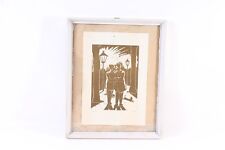 1 X Âge Cadre D'Image 43,5cm x 53,5cm x 3,5cm Cadre Bois Verre Avec Image