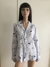 Chemise GUESS by Marciano blanc bleu fleurie taille M