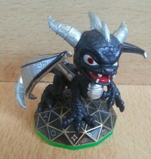 FIGURINE SKYLANDER SKYLANDERS SERIE 1 SPYRO'S SPYRO NOIR ET ARGENT LEGENDARY