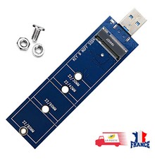 Adaptateur SSD M2 vers USB 3.0 clé B M.2 SATA NGFF pour 2230 2242 2260 2280 M2