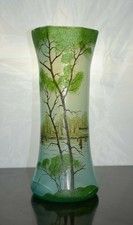 FIN XIXème DÉBUT XXème - LEGRAS - VASE "LAC DES VOSGES" 