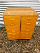 Rétro Vintage Danish mid century commode boutique vitrine bureau