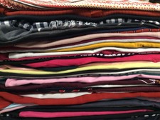 Lot revendeur friperie 50 vêtements femme taille L/M, saison printemps / été