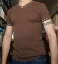 t-shirt H&M "Rocky" taille M marron