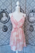 Robe Tunique Miss Sixties Blanche à pois rouges Taille S/M