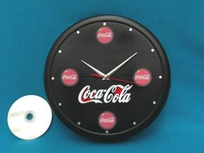 Vintage Coca Cola Horloge Murale Rétro, cafe noir décor moderne, AA Batterie Quartz