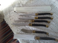 Lot 8 COUTEAUX LAGUIOLE NOIRS DIVERS