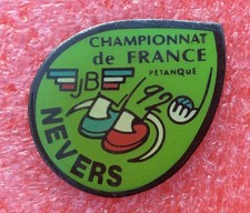 T22 Pins Sport PÉTANQUE Championnat de France 92 NEVERS JB lapel pin