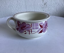 Ancien Pot De Chambre En Faience Digoin Sarreguemines Modele Chatou  Tbe