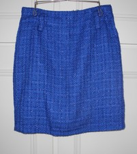  Jupe UN TEMPS POUR ELLE pour 40 bleu électrique tissée