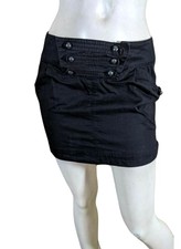 ? BizzBee Taille 36  ? Superbe jupe courte noire en jeans jean denim 