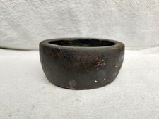 Antique Primitive Fait en Bois Salad Bol Riche Patine Produits Collectables