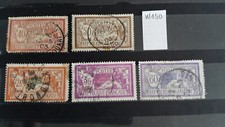 W150 France timbres type Merson oblitérés YT 119+120+145+240+144 Voir photos p