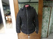 parka  femme , SOURIRE    , T -42,   noir , matelassée  , polyester , capuche