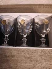 Coffret 6 verres a vin rouge cristal d arques modèle rambouillet neuf 