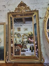 MIROIR DORE LOUIS XV A ENCADREMENT DU XIX ème SIECLE
