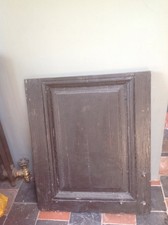 Porte d'armoire antique vintage french fenêtre volet d'un château 54 CM par 65 CM