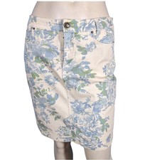 ? Esprit Taille 38 ? Superbe jupe en jeans jean denim crème et bleue