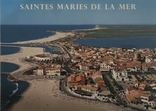 CPSM Saintes-Maries-de-la-Mer vue aérienne panoramique dept-13 