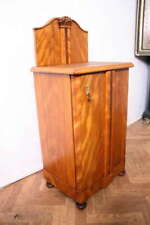 Jolie ancienne style art déco table de nuit/Nuit placard/armoire piliers/sur le