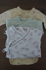 3 Bodys PETIT BATEAU manches longues- 3 mois