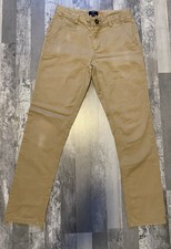 Kiabi Pantalon Beige Chino Taille XS Enfant Homme Eté Classe Très Bon Etat