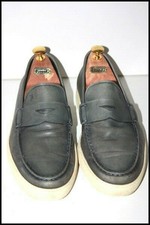 TOD'S  Mocassins Bâteau Homme Cuir Gris Patiné T 10.5 UK / 45 EUROPE BE