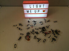 A6 Light Up Letter Box cinématique DEL SIGNE MARIAGE FÊTE CINEMA plaque Shop C5